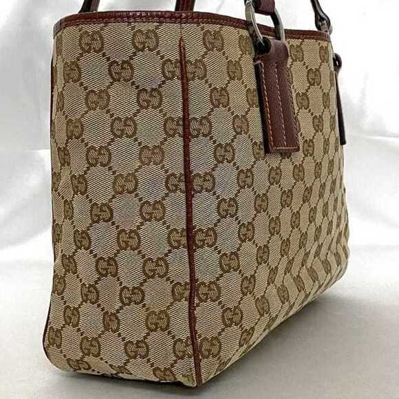 GUCCI Beige Leather Tote Bag - Picture 9 of 11